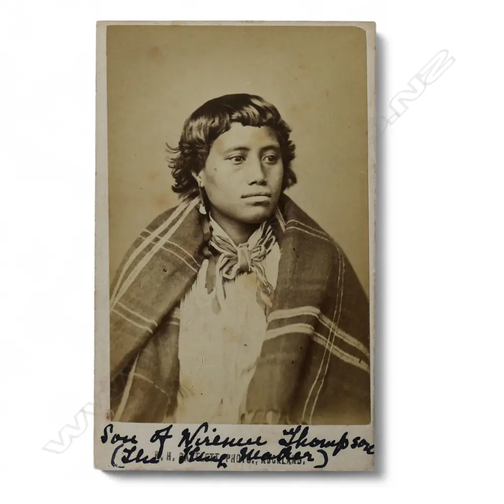Robert H Bartlett (1842-1911) 'Son of Wiremu Thompson', c.1865 Image 1++